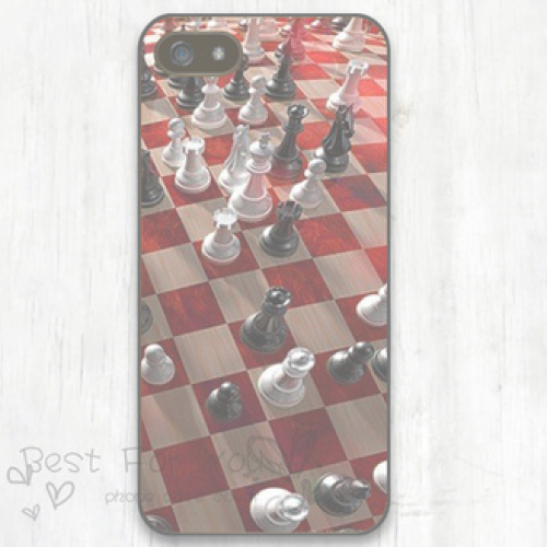 Mobile Phone Cases Accessories for iphone 4 4s 5 5s 6 plus Case Cover, Red Chess World Art International Chess Style Hard Skin